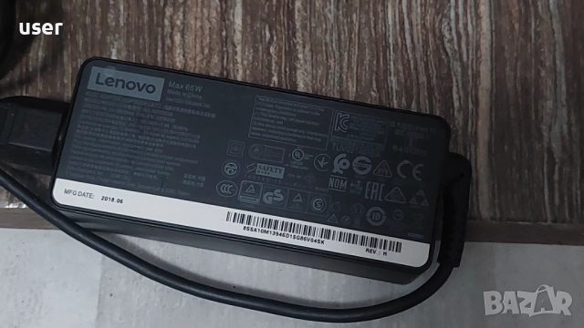 Ново оригинално зарядно Type C за Lenovo 65W