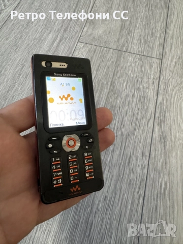 Sony Ericsson W880i Walkman БГ меню