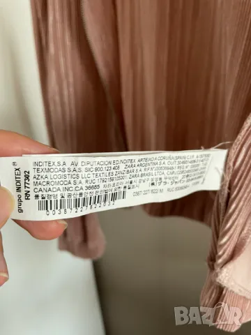 Zara Бомбър розово яке, М размер, снимка 5 - Якета - 48000957