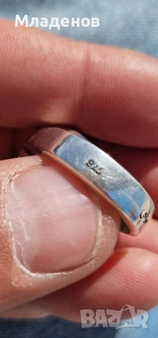 Сребърен пръстен ., снимка 5 - Пръстени - 53766368