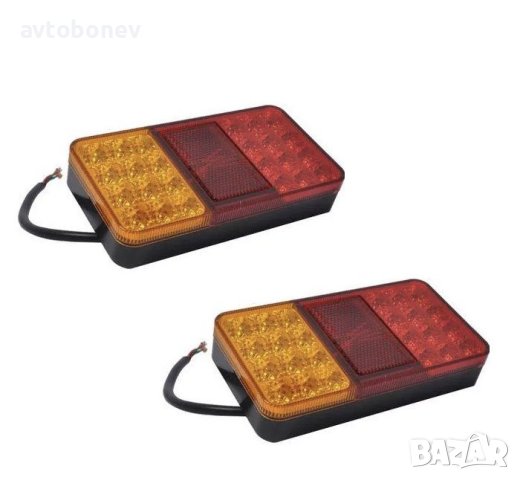 LED стопове за ремарке/платформа 12V-06, снимка 2 - Аксесоари и консумативи - 42425755