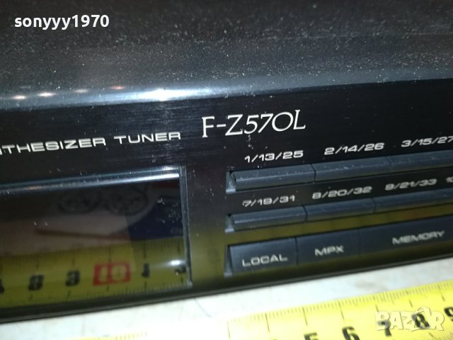 PIONEER F-Z570L STEREO TUNER-MADE IN JAPAN LNV1107231356, снимка 3 - Ресийвъри, усилватели, смесителни пултове - 41517606