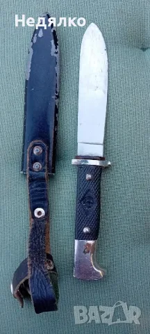 Нож Хитлер-югенд,1930г,Hubertus,Solingen, снимка 13 - Антикварни и старинни предмети - 48743687
