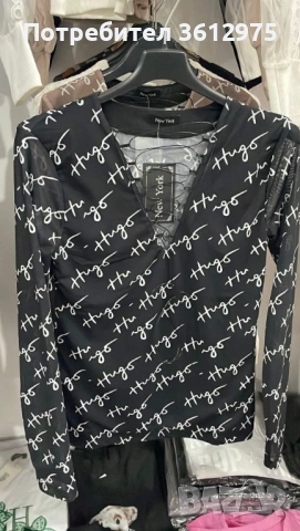 Дамска блуза с връзки