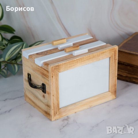 Нов Дървен Фото Албум за Снимки, снимка 5 - Други - 41058799