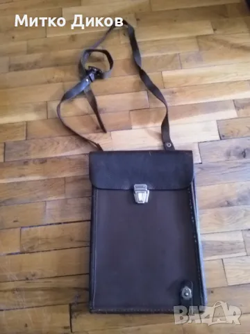 Командирска чанта естествена кожа №5 305х210мм, снимка 1