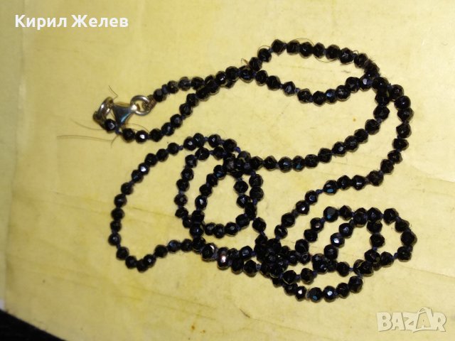 ПРЕКРАСНО СКЪПОЦЕННО АР ДЕКО СТИЛ КОЛИЕ - ФАСЕТИРАНИ ИСКРЯЩИ МАРКАЗИТИ и СРЕБРО 925 ЗАКОПЧАЛКА 21636, снимка 10 - Колиета, медальони, синджири - 40574796