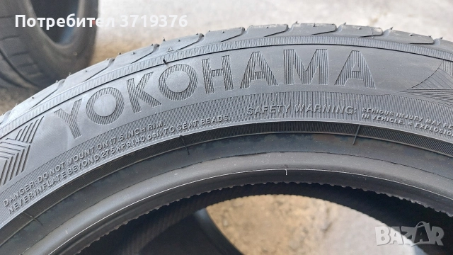 Нови гуми 245/45/17 Yokohama Advan Sport 4 броя , снимка 5 - Гуми и джанти - 52818406