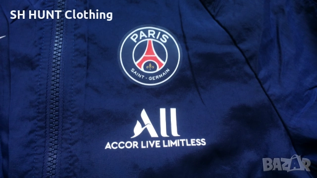 NIKE PSG Paris Saint Germain Kids Sweatshirt Размер 12-13 г /147-158 см детски футболен суичър 28-62, снимка 5 - Детски якета и елеци - 53214383