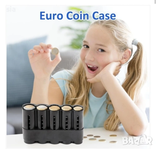 Монетник за кола за Евро, Държач за центове, снимка 4 - Аксесоари и консумативи - 47963275