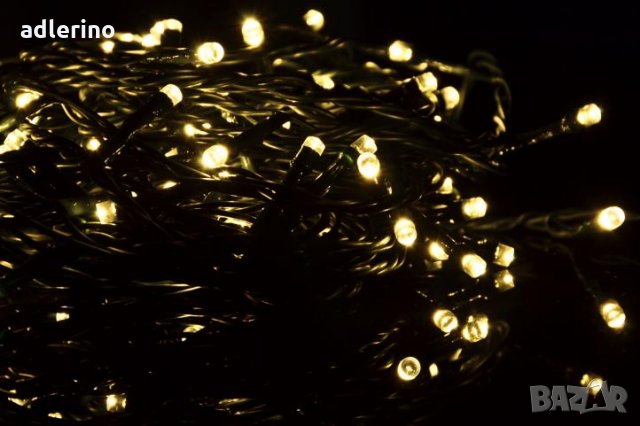 Декорация за дома - празнични звезди 1000 ЛЕД лампички, топло бяло, с трафо , снимка 2 - Лед осветление - 34382072