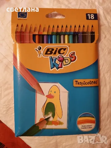 цветни моливи 18 броя , снимка 1