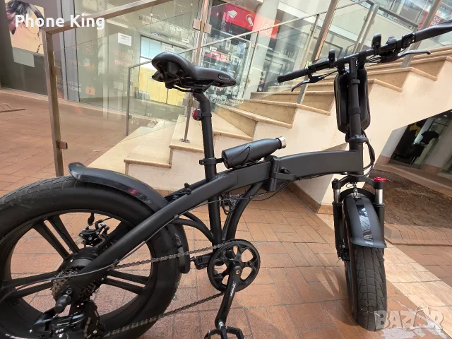 Електрическо колело Jeep E-Bike 20" Fat Folding bicycle като Нов!!!, снимка 5 - Велосипеди - 56151023