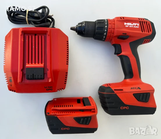 Hilti SF 6H-A22 ATC - Акумулаторен ударен винтоверт 2x22V 5.2Ah перфектен!