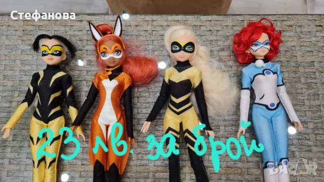 Кукли Miraculous, Калинката и Черния котарак , снимка 5 - Кукли - 48479870