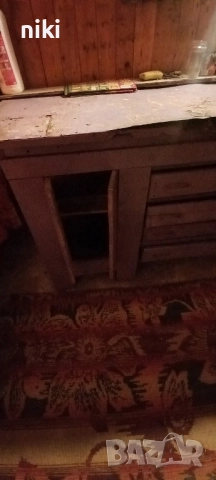 работен шкаф. Дължина 1.26см. ширина55см. височина68см