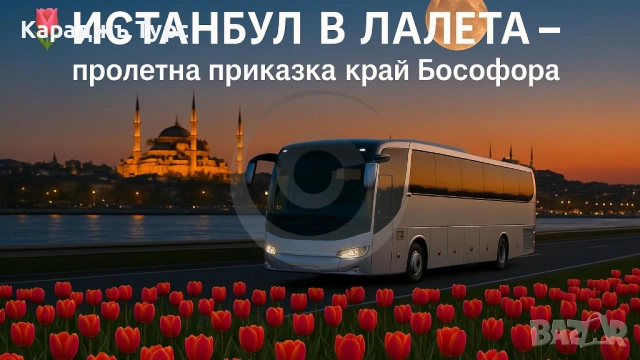 Истанбул в лалета🌷 – пролетна приказка край Босфора 4 дни / 2 нощувки и 🎁 Всеки 6-ти пътува безпла, снимка 3 - Почивки в Турция - 53856011