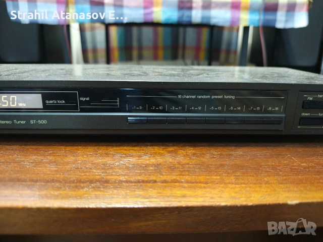 Technics ST-500 Стерео Тунер, снимка 5 - Радиокасетофони, транзистори - 51697956