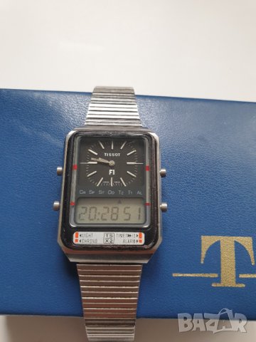 Цифров и аналогов часовник TISSOT TS-X2 (F-1) 1980 година, снимка 3 - Антикварни и старинни предмети - 40718525