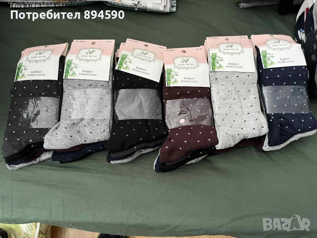 Мъжки и дамски чорапи, снимка 8 - Дамски чорапи - 51791377