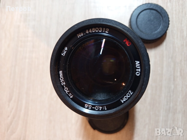 Обектив "MC"Auto Zoom 1:4.0-5.6 f=70-210mm, снимка 4 - Обективи и филтри - 52263812
