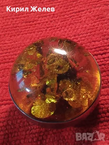 ВЕЛИКОЛЕПЕН СРЕБЪРЕН ПРЪСТЕН СРЕБРО ВИСОКА ПРОБА с ОГРОМЕН БАЛТИЙСКИ 100% НАТУРАЛЕН КЕХЛИБАР 42000, снимка 6 - Пръстени - 49913259