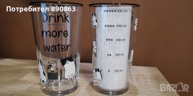 Големи чаши с котки, снимка 2 - Чаши - 44573149