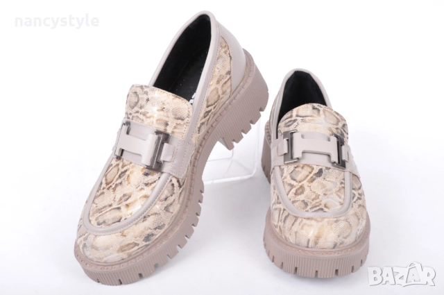 НОВО! Ефектни дамски лоуфъри, снимка 2 - Дамски ежедневни обувки - 51719712