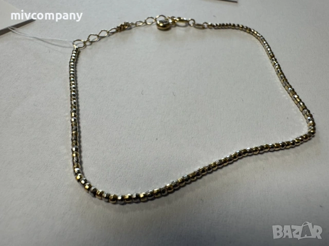 Златна гривна 1.92гр.19см., снимка 2 - Гривни - 53454955