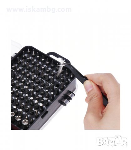 ОТВЕРТКА КОМПЛЕКТ С НАКРАЙНИЦИ ЗА РЕМОНТ НА ТЕЛЕФОНИ 115 В 1 - код 2543, снимка 3 - Отвертки - 33936449