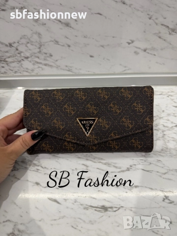Guess кафяво портмоне