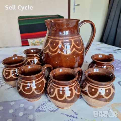 ✅ЗАПАЗЕН КЕРАМИЧЕН СЕРВИЗ -ТРОЯНСКА КЕРАМИКА❗