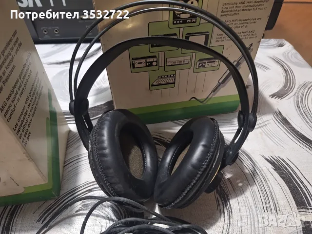 Ретро слушалки AKG 240, снимка 2 - Слушалки и портативни колонки - 55849327