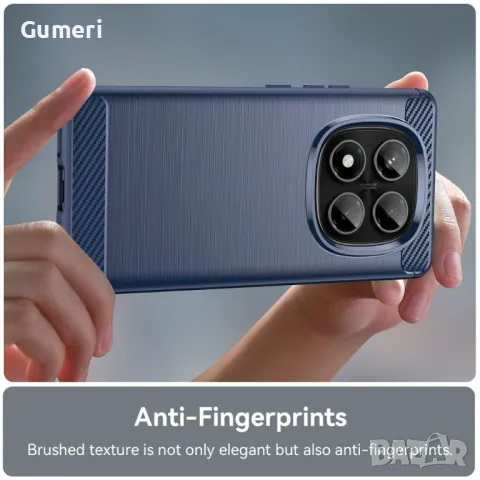 Xiaomi Redmi Note 14 Pro 4G  Противоударен Силиконов Гръб Карбон, снимка 7 - Калъфи, кейсове - 49750735