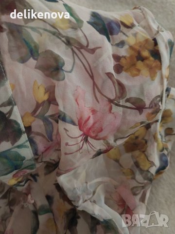ZUCCHERO. Made in Italy. Size S-M 100% Коприна, снимка 2 - Ризи - 40206702