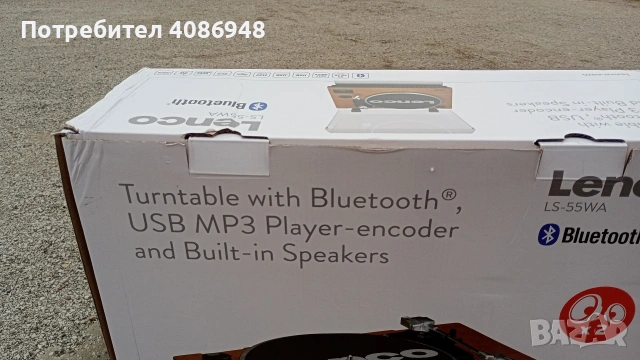 грамофон Lenko Bluetooth чисто нов , снимка 7 - Грамофони - 53565523