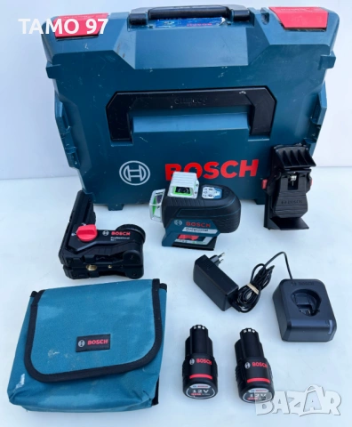 Bosch GLL 3-80 CG - Линеен лазерен нивелир със зелен лъч перфектен!