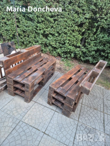 Дървени пейки от палета