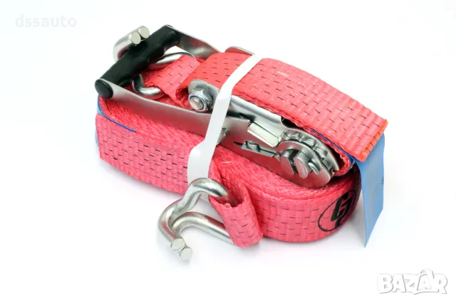 Колан с тресчотка за укрепване на товар 10 м 50 мм 5 тона Пътна Помощ Платформа Тир