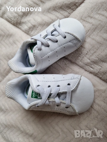 Бебешки обувки - Adidas Stan Smith Crib, снимка 5 - Бебешки обувки - 53293021