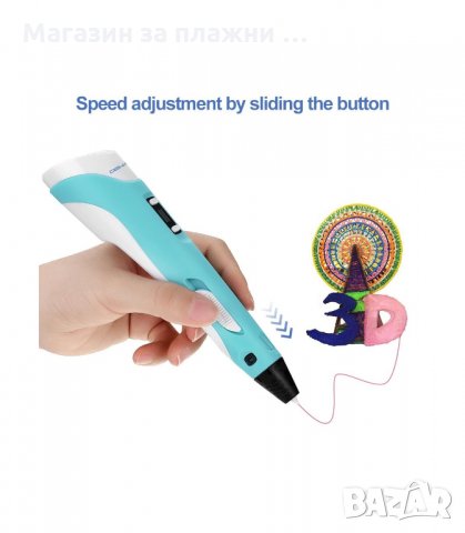 3D-ПИСАЛКА ЗА ПРОСТРАНСТВЕНО РИСУВАНЕ И МОДЕЛИРАНЕ - код 3087, снимка 11 - Рисуване и оцветяване - 34131783