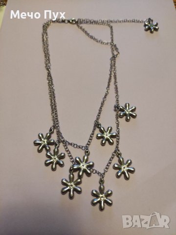 Сребърно колие (95), снимка 4 - Колиета, медальони, синджири - 39131160