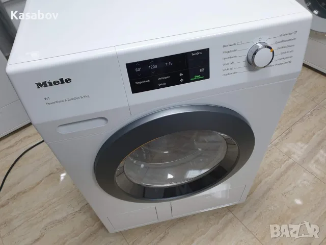 Miele Пералня - 1600rpm - 9кг - Wi-Fi - TwinDos - Миеле 12м Гаранция
