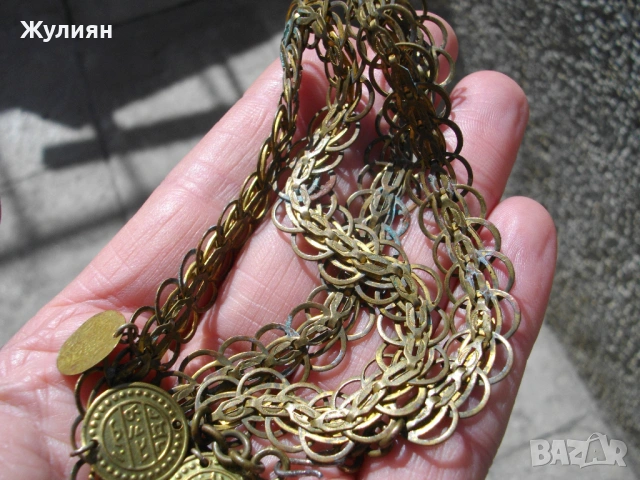 СТАР ГЕРДАН КОРДОН С ПЕНДАРИ НАКИТ ЗА НОСИЯ, снимка 8 - Антикварни и старинни предмети - 53812096