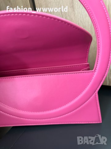 Розова чанта Jaquemus реплика, снимка 3 - Чанти - 41886931