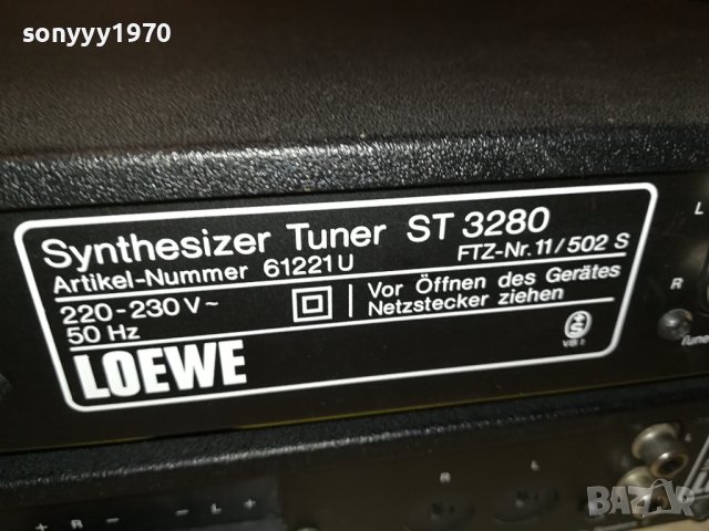 LOEWE AMPLIFIER & LOEWE TUNER-ВНОС SWISS LNV0707231147, снимка 14 - Ресийвъри, усилватели, смесителни пултове - 41476405