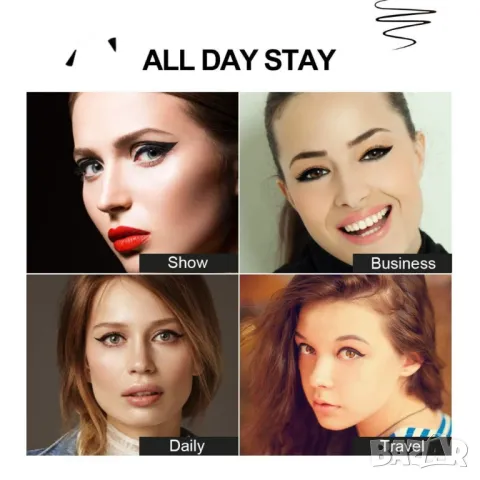 Двойна очна линия-писалка с дълготраен ефект и водоустойчивост, снимка 7 - Други - 50379822