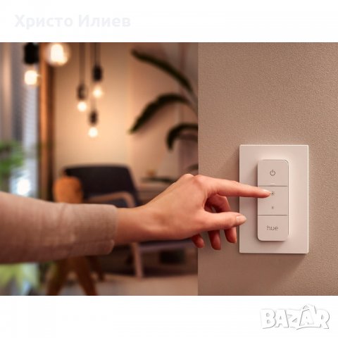 Philips Hue Smart LED Крушка Е27 Bluetooth 806lm Димер Превключвател, снимка 4 - Лед осветление - 39323472