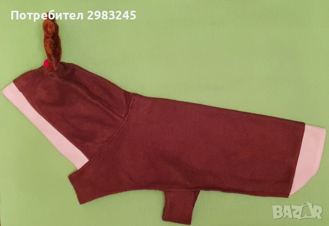 Коледна кучешка дреха "Кристмас еленче", снимка 2 - За кучета - 52528119