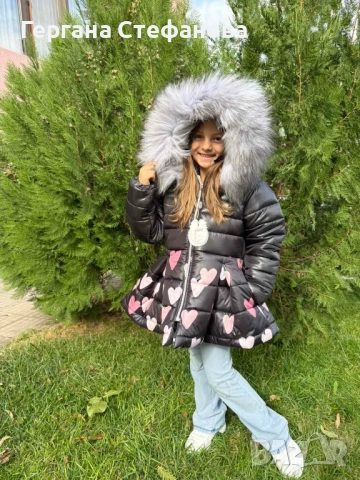 Дебело зимно яке с естествен пух на Деги/Degi Размери -110,116,122,128,134,140,152 Цена-90лв, снимка 2 - Детски якета и елеци - 52032837